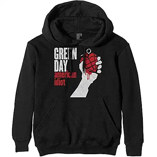 Hoodie Green Day American Idiot Noir