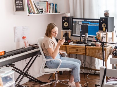 Studio d’enregistrement à St-Élie-d’Orford